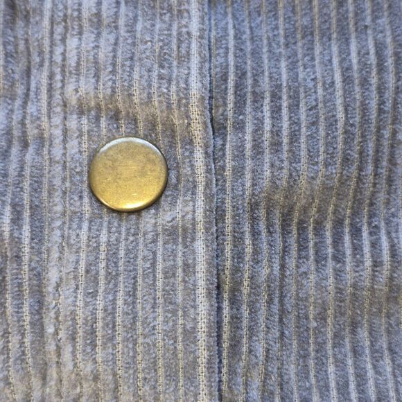 2 Corduroy Skirts, Gray and Red Size L, Cloud Ten & She+Sky, Gray Snaps, Red Zip - Picture 9 of 16